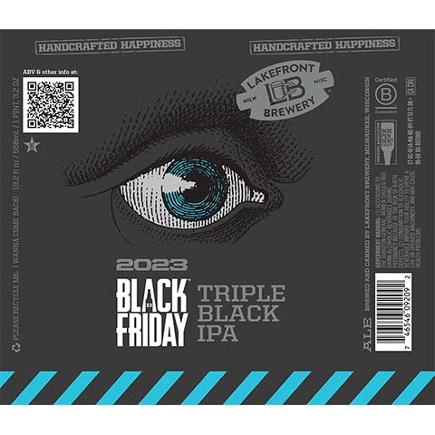 Lakefront Black Friday Triple Black IPA