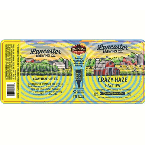 Lancaster Crazy Haze Hazy IPA
