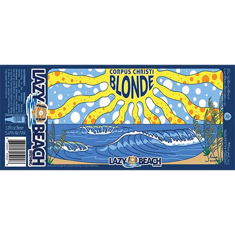 Lazy Beach Corpus Christi Blonde Ale – CraftShack - Buy craft beer