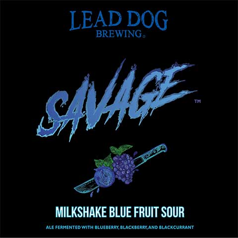 Lead Dog Milkshake Blue Fruit Sour Ale