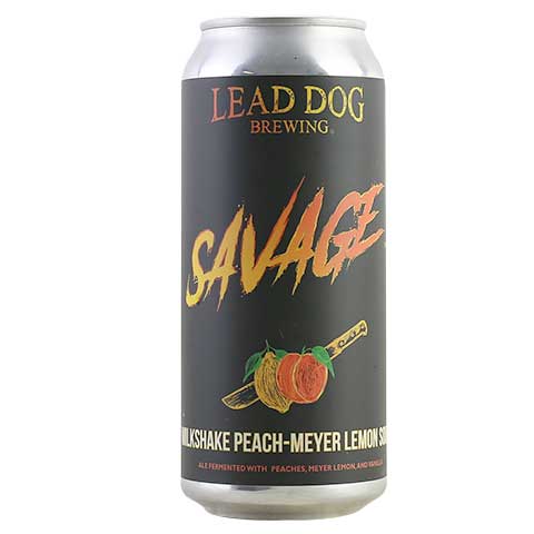 Lead Dog Savage: Peach/Meyer Lemon Sour