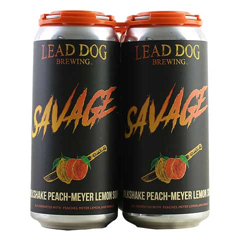 Lead Dog Savage: Peach/Meyer Lemon Sour