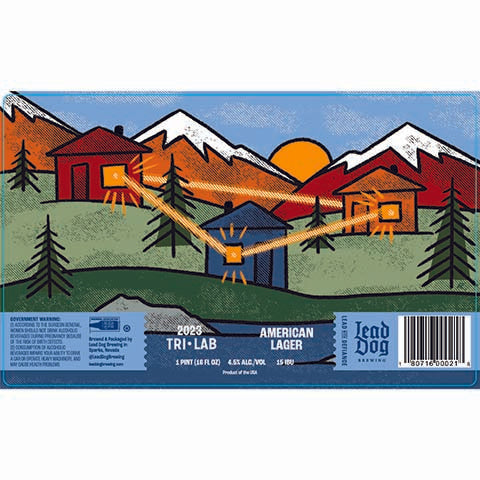 Lead Dog Tri-Lab Lager