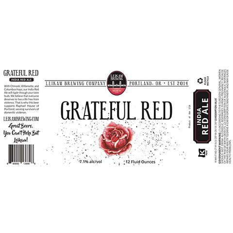 Leikam Grateful Red India Red Ale