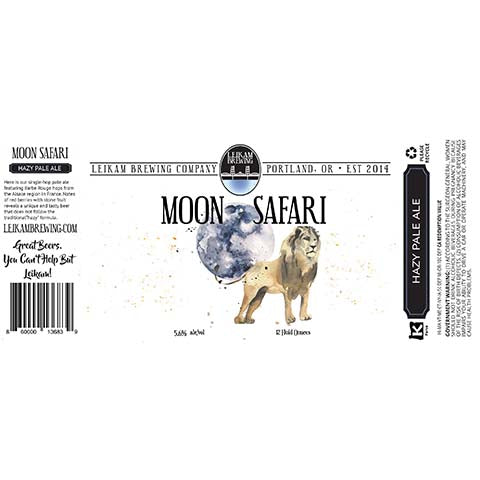 Leikam Moon Safari Hazy Pale Ale