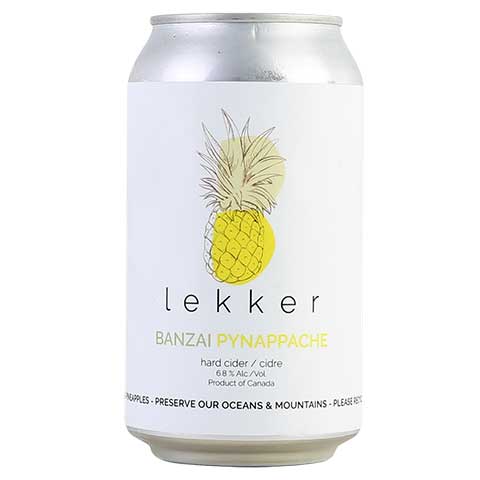 Lekker Banzai Pynappache Cider