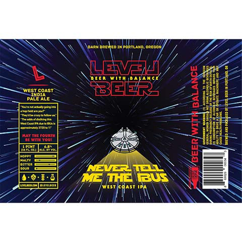 Level Beer Never Tell Me The Ibus IPA