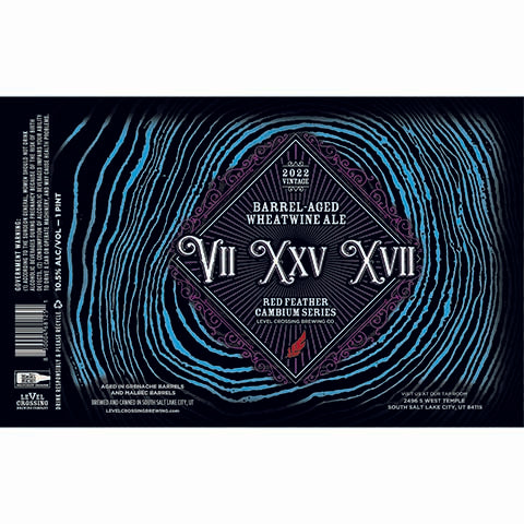 Level Crossing Barrel-Aged XVV XXV XVII Wheatwine Ale