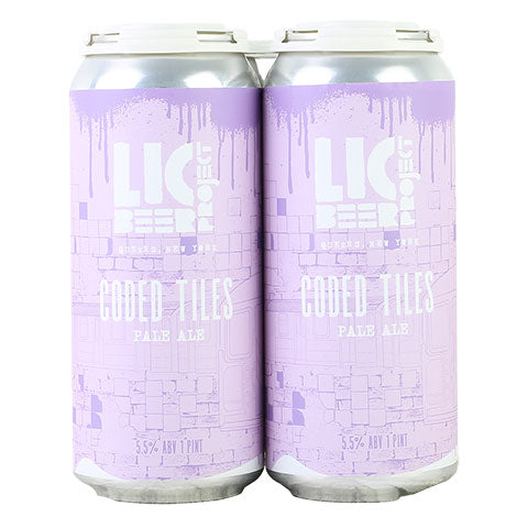 Lic Coded Tiles Pale Ale