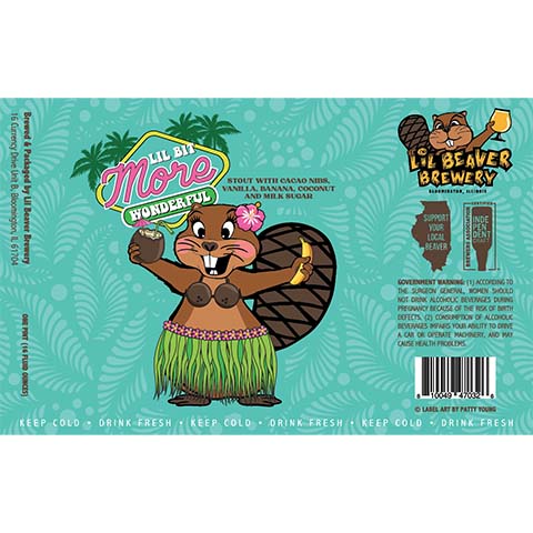 Lil Beaver Lil Bit More Wonderful Stout