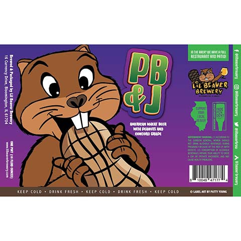 Lil Beaver PB & J Wheat Beer