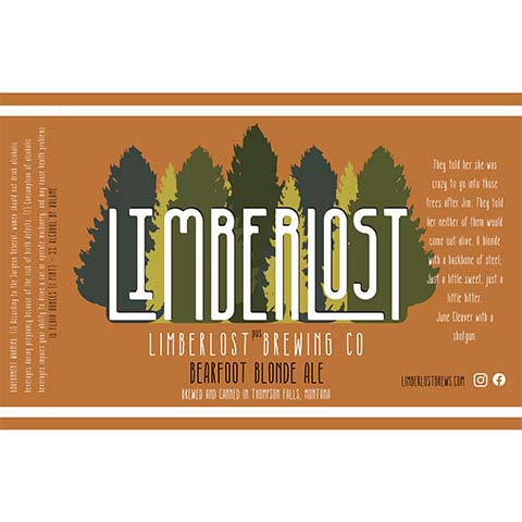 Limberlost Bearfoot Blonde Ale