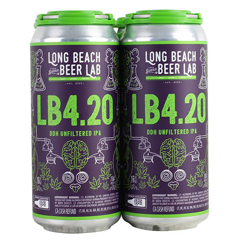 Long Beach Beer Lab LB4.20 Unfiltered IPA