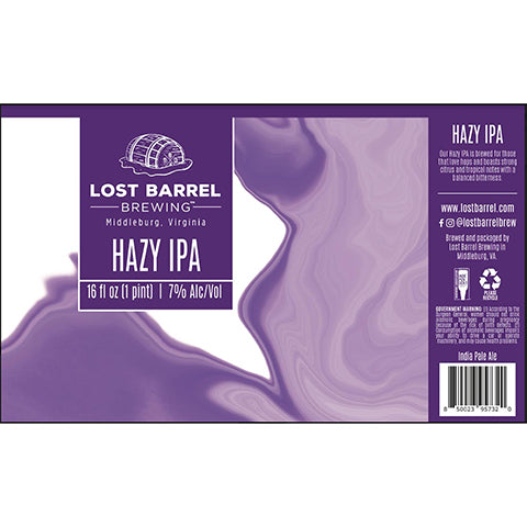 Lost Barrel Hazy IPA