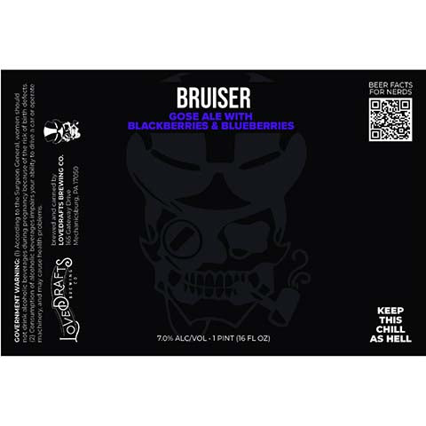 Lovedrafts Bruiser Gose