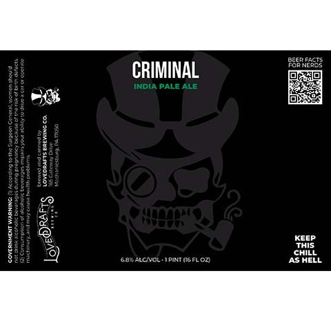 Lovedrafts Criminal IPA