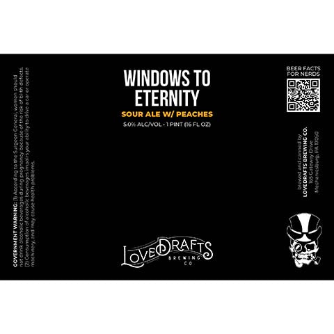 Lovedrafts Windows To Eternity Sour Ale