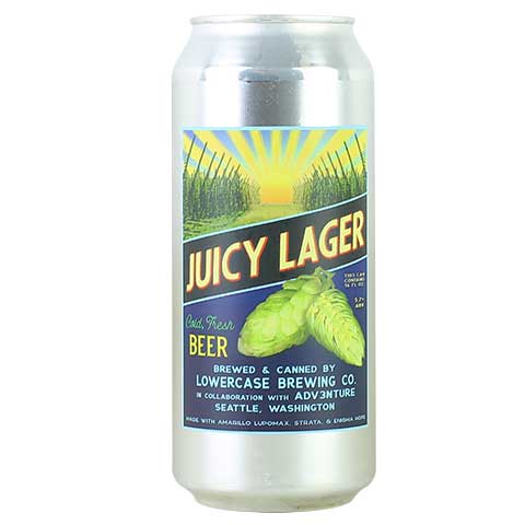 Lowercase / Adv3nture Juicy Lager