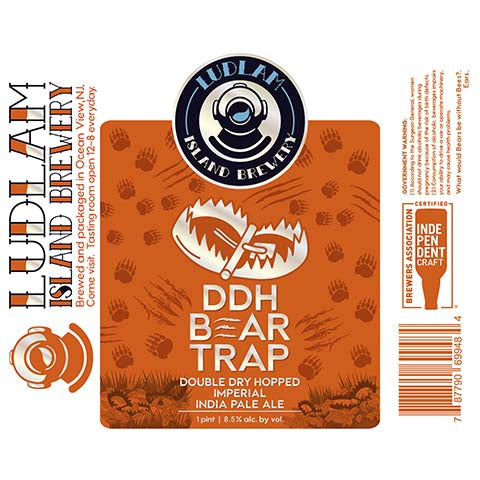Ludlam DDH Bear Trap Imperial IPA