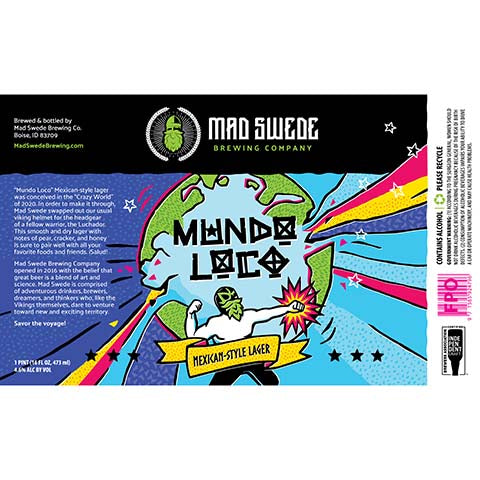 Mad Swede Mundo Loco Mexican Lager