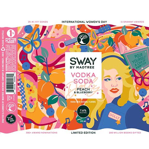 Madtree Sway Peach & Blueberry Vodka Soda