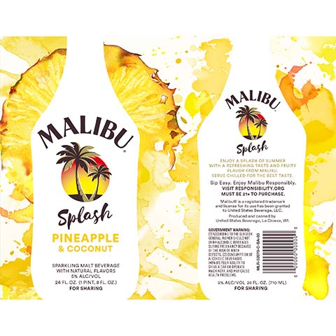 Malibu Splash Pineapple & Coconut