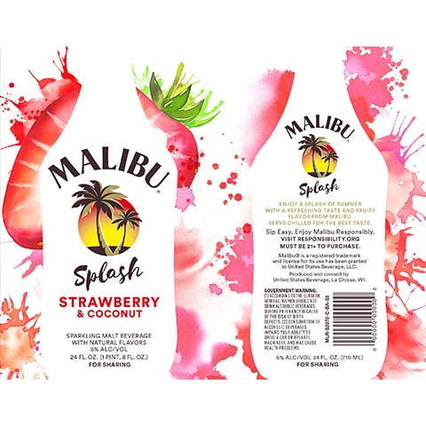 Malibu Splash Strawberry & Coconut