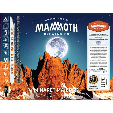 Mammoth Minaret Maibock Helles Bock Lager