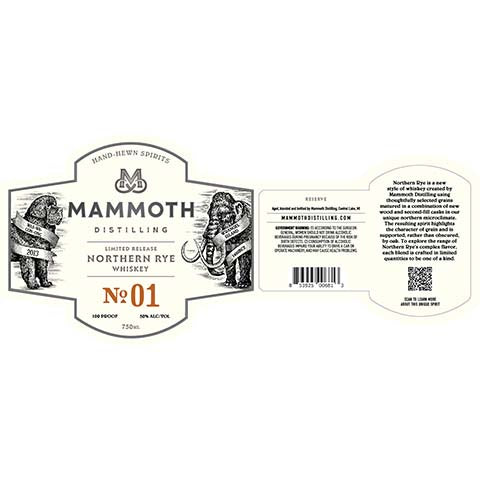 Mammoth No. 1 Northern Rye Whiskey