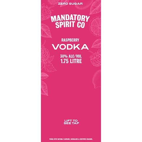Mandatory Raspberry Vodka