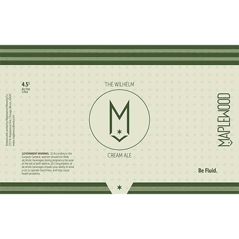 Maplewood The Wilhelm Cream Ale