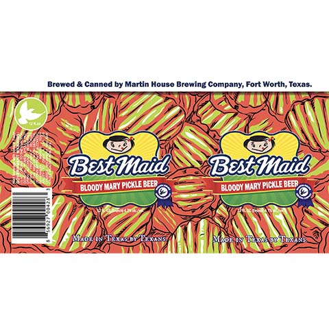 Martin House Best Maid Bloody Mary Pickle Beer