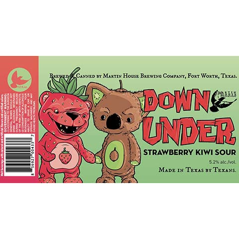 Martin House Down Under Strawberry Kiwi Sour