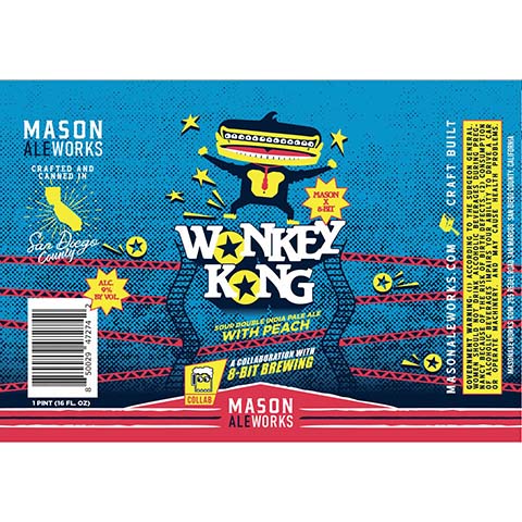 Mason Ale Works Monkey Kong Sour DIPA