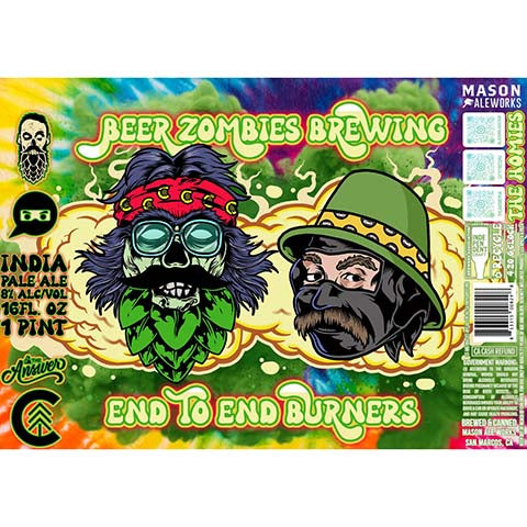 Mason Aleworks End To End Burners IPA