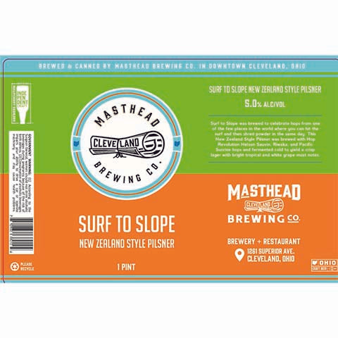Masthead Surf To Slope Pilsner