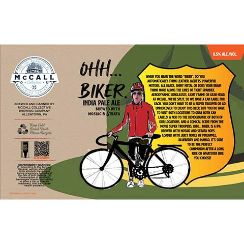 McCall Ohh... Biker IPA
