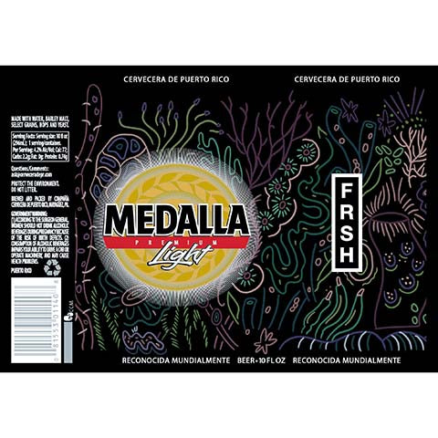 Medalla Light FRSH Black
