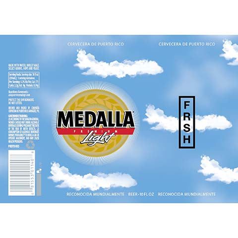 Medalla Light FRSH Blue