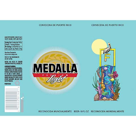 Medalla Light FRSH Turquoise