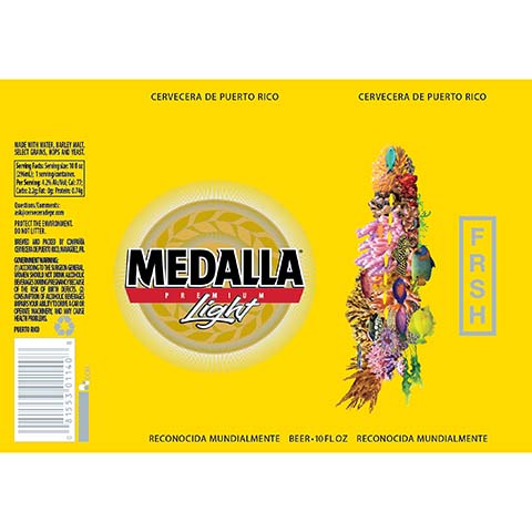 Medalla Light FRSH Yellow