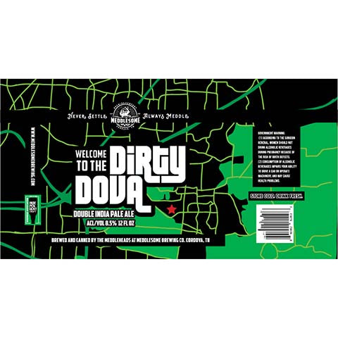 Meddlesome Welcome to the Dirty Dova DIPA