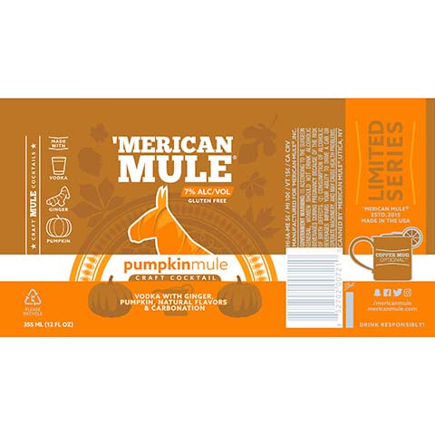 'Merican Mule Pumpkin Mule