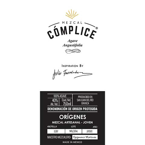 Mezcal-Complice-Origenes-750ML-BTL