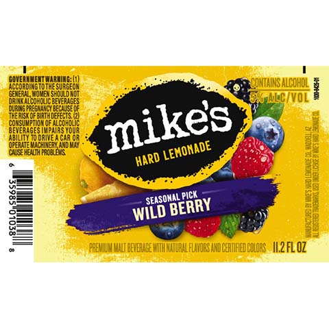 Mike's Wild Berry Hard Lemonade – CraftShack Buy craft beer