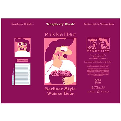 Mikkeller Raspberry Blush Berliner Weisse Beer