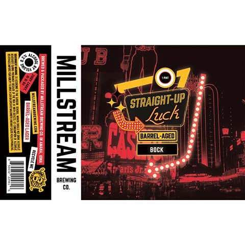 Millstream Straight-Up Luck Barrel-Aged Bock Lager