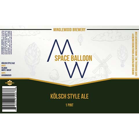Minglewood Space Balloon Kolsch Ale