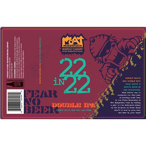 Moat Mountain 22 in 22 DIPA