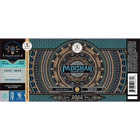Mobcraft Padishah Gin Barrel Aged Imperial Stout 2022